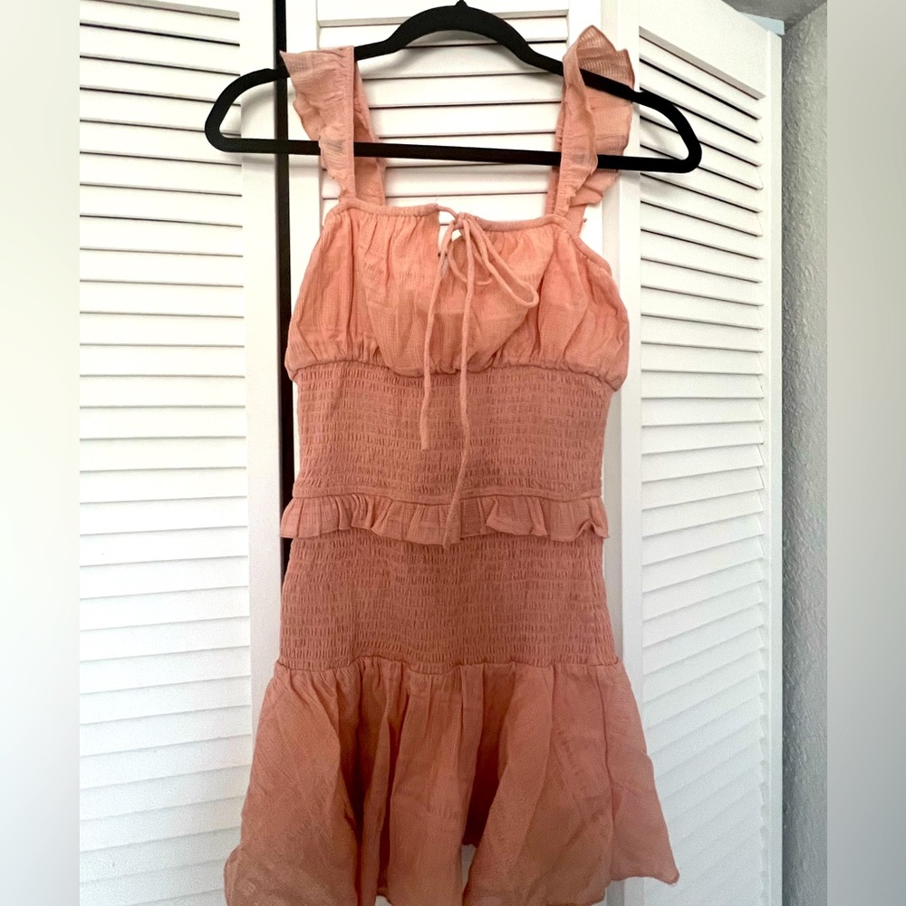 Tularosa Janine mini dress small blush